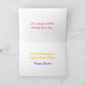Happy Oaster Card Feiertagskarte (Innenseite)