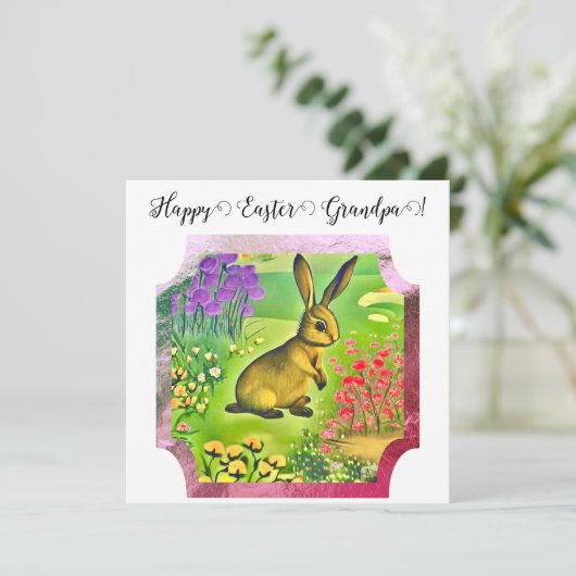 Happy Oaster Card Karte (Stehend Vorderseite)