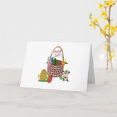 Happy Oaster Card Karte (Gelbe Blume)