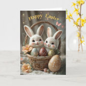 Happy Oaster Card Karte (Gelbe Blume)