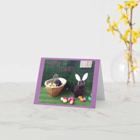 Happy Oaster Card Karte (Gelbe Blume)