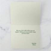 Happy Oaster Card, Niedlich Bunny Karte (Innenseite)