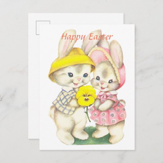 Happy Oaster Card Postkarte (Vorne/Hinten)