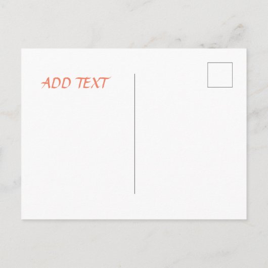 Happy Oaster Card Postkarte (Rückseite)