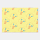 Happy Oaster Carrot Bunch Geschenkpapier Set (Vorderseite 3)