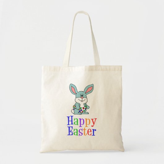 Happy Oaster Cartoon Bunny Tragetasche (Vorne)