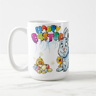 Happy Oaster Cartoon Kaffeetasse
