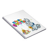 Happy Oaster Cartoon Notizblock (Rechte Seite)