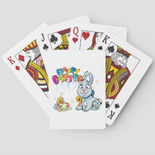 Happy Oaster Cartoon Spielkarten