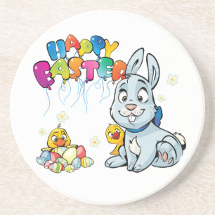 Happy Oaster Cartoon Untersetzer