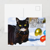 Happy Oaster Cat Postkarte (Vorne/Hinten)