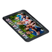 Happy Oaster Chalkboard Foto Magnet (Rechte Seite)