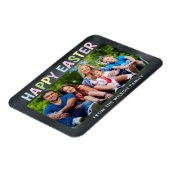 Happy Oaster Chalkboard Foto Magnet (Linke Seite)