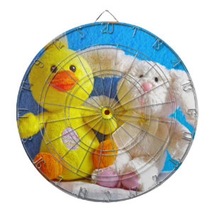 Happy Oaster Chick + Bunny Dartscheibe
