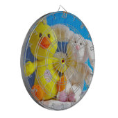 Happy Oaster Chick + Bunny Dartscheibe (Vorderseite Links)