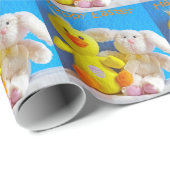 Happy Oaster Chick + Bunny Geschenkpapier (Rolleneckpunkt)