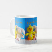 Happy Oaster Chick + Bunny Kaffeetasse (Vorderseite Links)