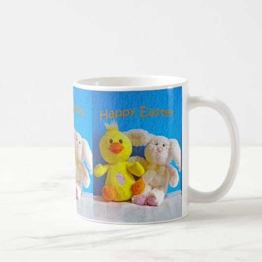 Happy Oaster Chick + Bunny Kaffeetasse (Rechts)