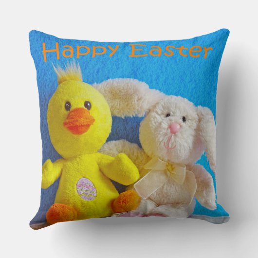Happy Oaster Chick + Bunny Kissen (Rückseite)