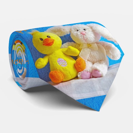 Happy Oaster Chick + Bunny Krawatte (Gerollt)