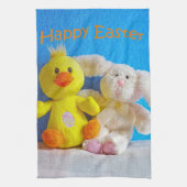 Happy Oaster Chick + Bunny Küchentuch (Vertikal)
