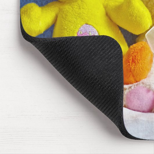 Happy Oaster Chick + Bunny Mousepad (Ecke)