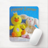 Happy Oaster Chick + Bunny Mousepad (Mit Mouse)