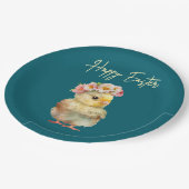 Happy Oaster Chick Pappteller (Schrägansicht)