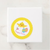 Happy Oaster Chick Round Geschenk oder Gefallen Ta Geschenkanhänger (Beispiel)