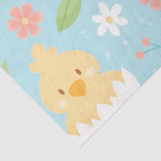 Happy Oaster Chicken Seidenpapier (Ausschnitt)