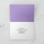 Happy Oaster Chicks Feiertagskarte (Innenseite)