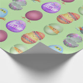 Happy Oaster Chicks Geschenkpapier (Ecke)