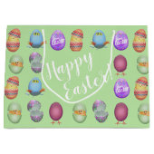 Happy Oaster Chicks Große Geschenktüte (Vorderseite)