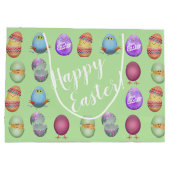 Happy Oaster Chicks Große Geschenktüte (Rückseite)
