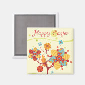 Happy Oaster Chicks Magnet (Vorderseite/Rückseite)