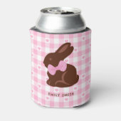 Happy Oaster Chocolate Bunny Pink Foam Can Cooler Dosenkühler (Kanne Rückseite)