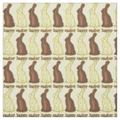 Happy Oaster Chocolate Bunny Rabbit Ears Bunnies Stoff (Muster)