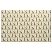 Happy Oaster Chocolate Bunny Rabbit Ears Bunnies Stoff (Fat Quarter (45,7 x 55,9 cm))