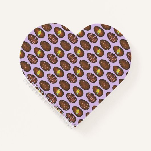 Happy Oaster Chocolate Buttercreme Creme Ei Candy Notizbuch (Vorderseite)