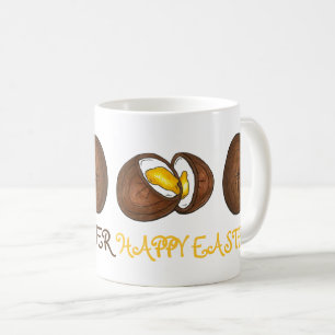 Happy Oaster Chocolate Creme Candy Ei Kaffeetasse