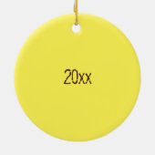 Happy Oaster Chocolate Creme Ei Candy Ornament (Hinten)