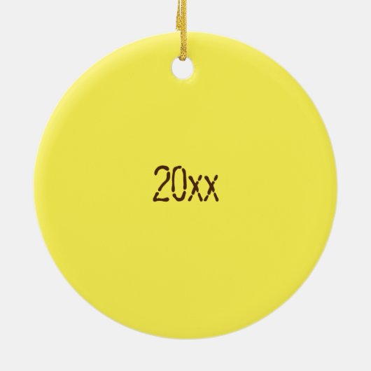 Happy Oaster Chocolate Creme Ei Candy Ornament (Hinten)