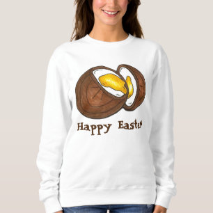 Happy Oaster Chocolate Creme Ei Feinschmecker Sweatshirt