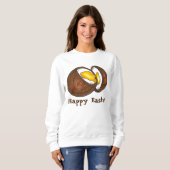 Happy Oaster Chocolate Creme Ei Feinschmecker Sweatshirt (Vorne ganz)