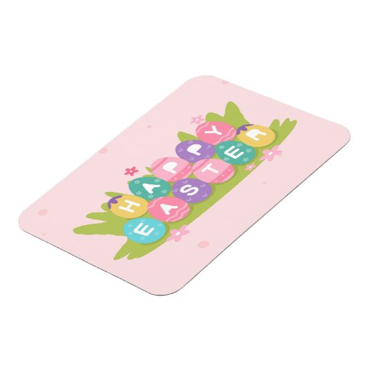 Happy Oaster Chocolate Eggs Card Magnet (Linke Seite)