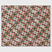 Happy Oaster Chocolate Eggs Kaleidoscope Blume Geschenkpapier (Flach)