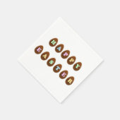 Happy Oaster Chocolate Eggs Serviette (Ecke)