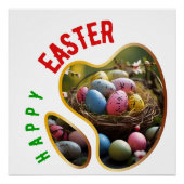 Happy Oaster - Christianity Poster (Vorderseite)