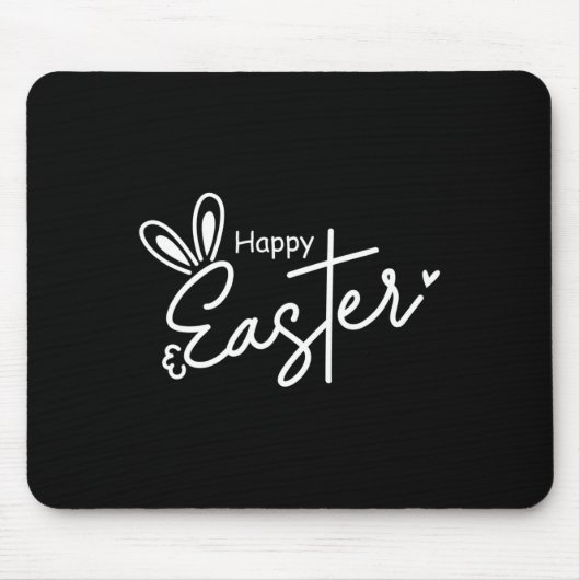 Happy Oaster Christlich Cross Ostersonne 1 Mousepad (Vorne)