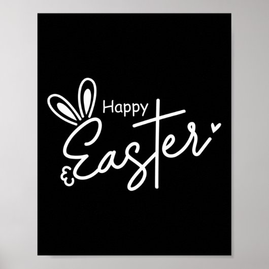Happy Oaster Christlich Cross Ostersonne 1 Poster (Vorne)
